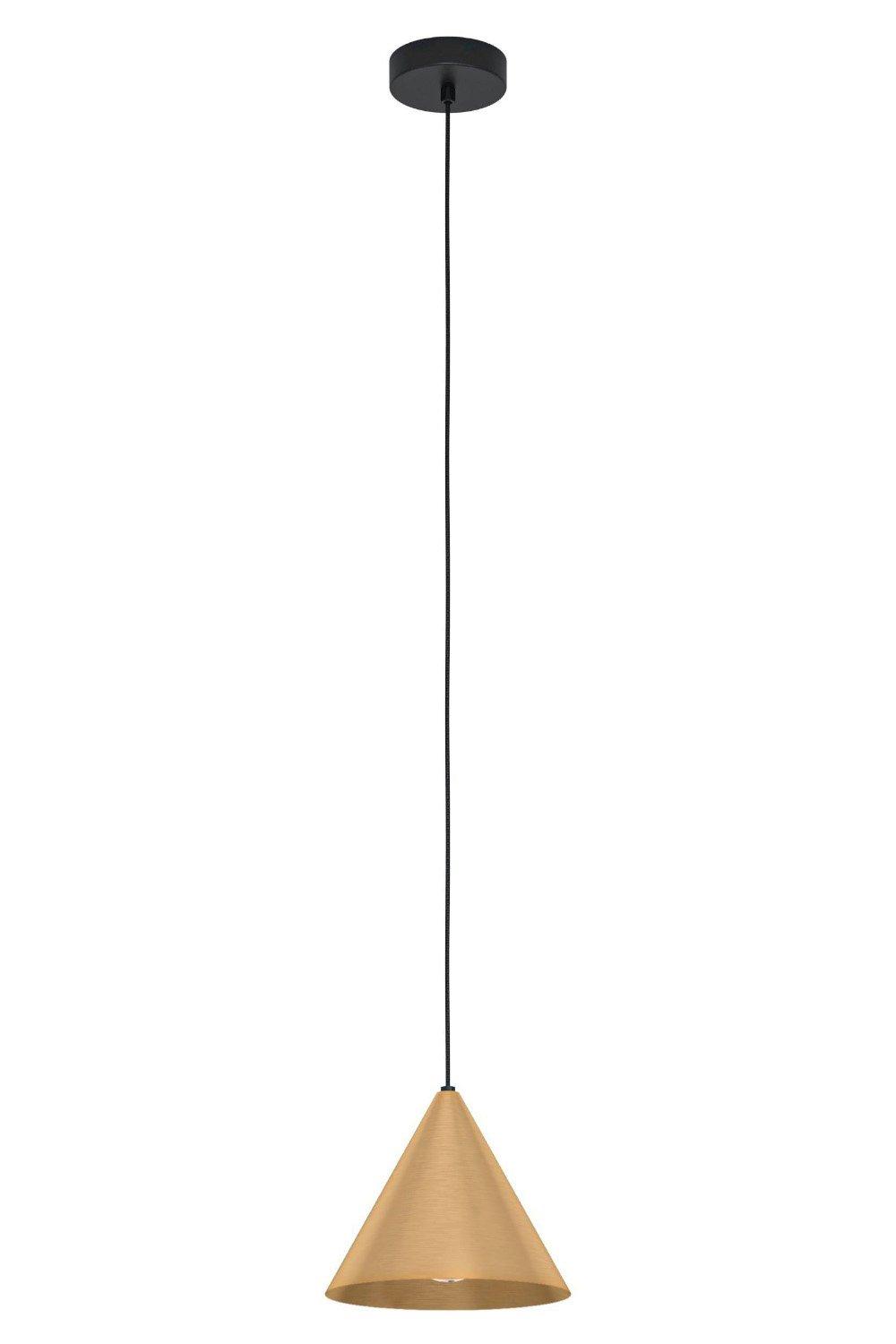 Narices Art-Deco Brass Pendant Light